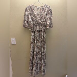 Floral Print Maxi Dress
